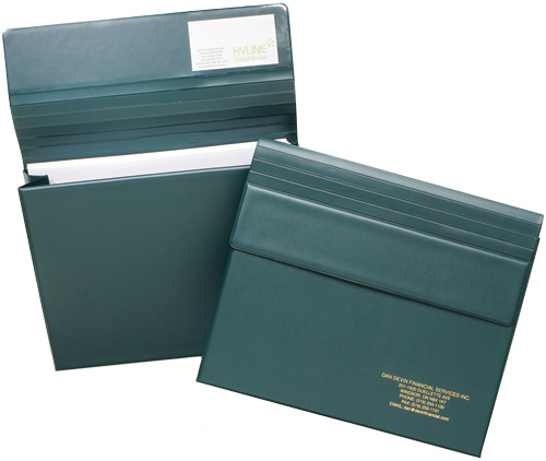 Gusseted Document Holder