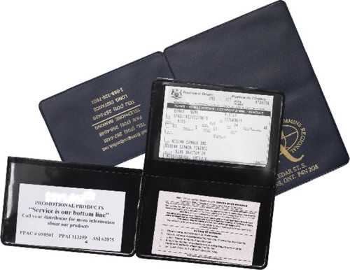 Three Panel License/Card Holder