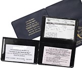 Three Panel License/Card Holder