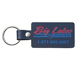 35-E - Bonded Leather Riveted Key Tag