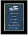Framed Glass Plaque