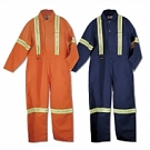 Coverall With Reflective Tape