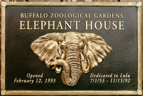 Bronze Identification Plaque