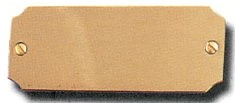 983-124 Brass Doorplate