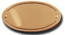 983-128 Brass Doorplate