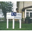 Screen printed outdoor signs