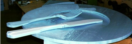 Fork, Knife and Plate