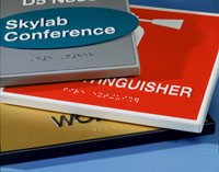 Custom Braille Signs