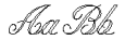 Fonts Double line script