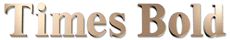 Flat cut out letters style