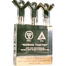 Acrylic/Brass Trophy