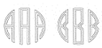 Circle Monogram Style