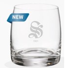 SIERRA Double Old Fashioned Glass - Etched