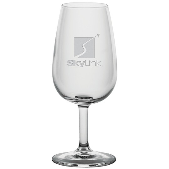Wine Tasting Glass Etched 