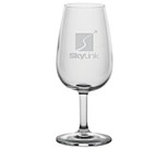 Wine Tasting Glass Etched 