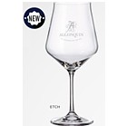 LIDA Bordeaux Glass16 oz - Etched 