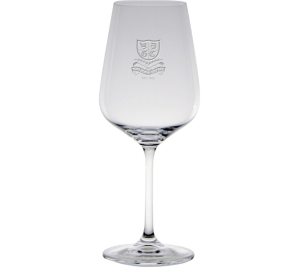 Titanium White Wine Glass 17 oz - ETCHED