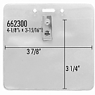 Nylon convention ID badge holder with clip