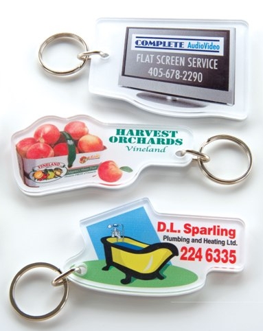Clear Cut Acrylic Key Tags