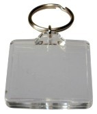 M-2035Blank Acrylic Key Tag