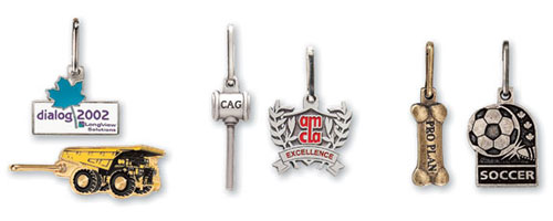 Pewter Zipper Pulls