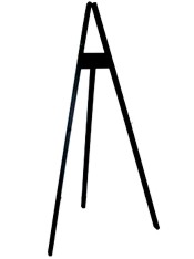 Black Floor Easel