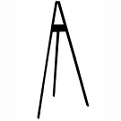 Black Floor Easel