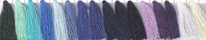 Embroidery Thread Colour Chart