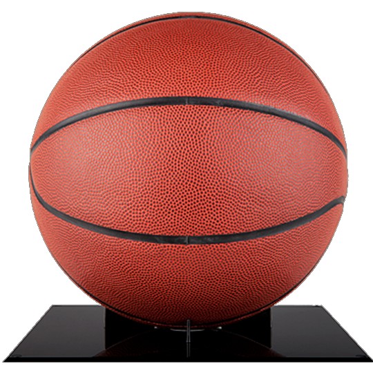 The Basketball and Soccer Stand, Black Cradle Base Display