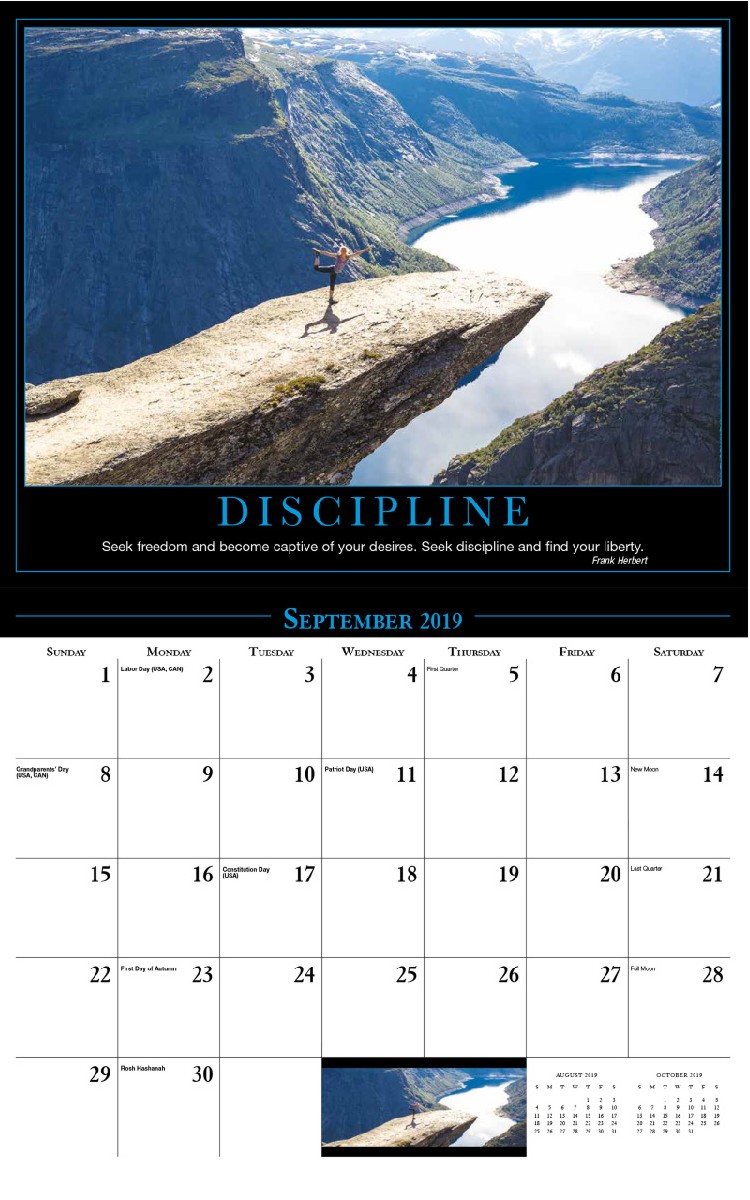 Motivation Calendar - September