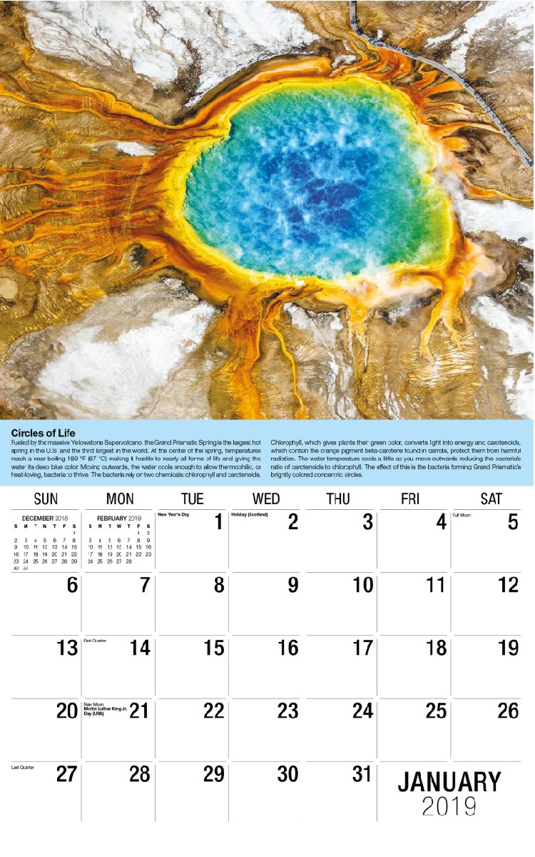 Planet Earth Calendar - January
