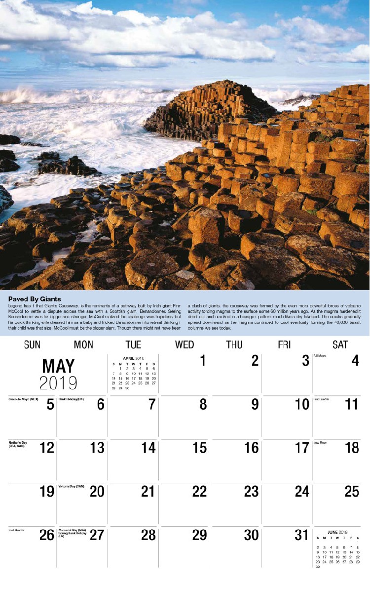 Planet Earth Calendar - May