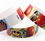 Wristbands for Amusement & Water Parks.