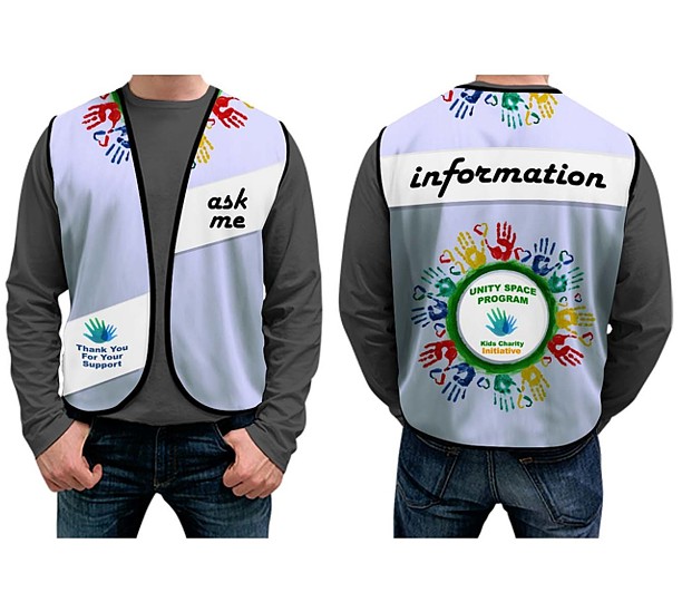 SU659 - Sublimated or Blank Polyester Vest
