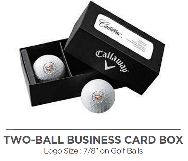 C2BBC - Callaway 2-Ball Business Card Box