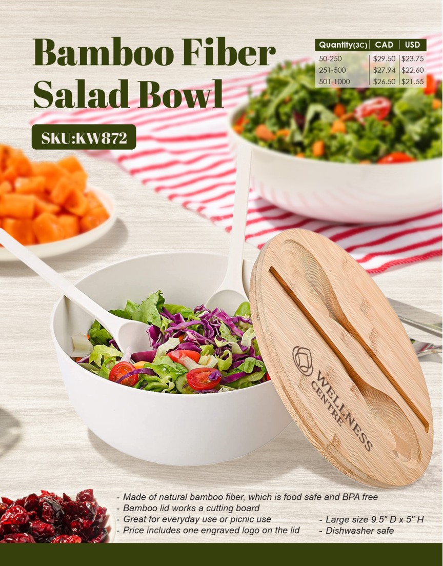 Bamboo Fiber Salad Bowl