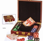 Rosewood Poker Set