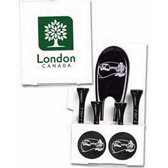 Matchbook Golf Tee Pack - 4-2 3/4 Tees/2 Bm/1 Divot